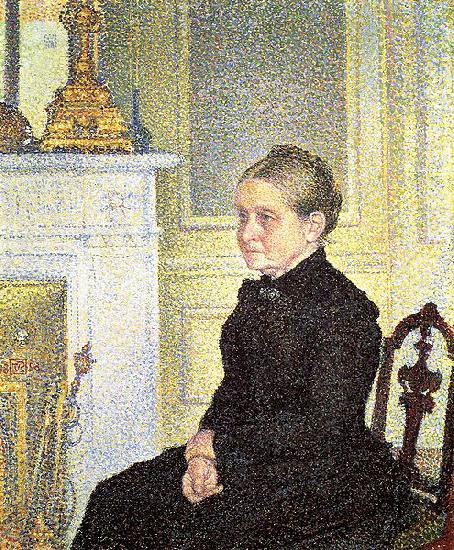 Portrait of Madame Charles Maus, Theo Van Rysselberghe